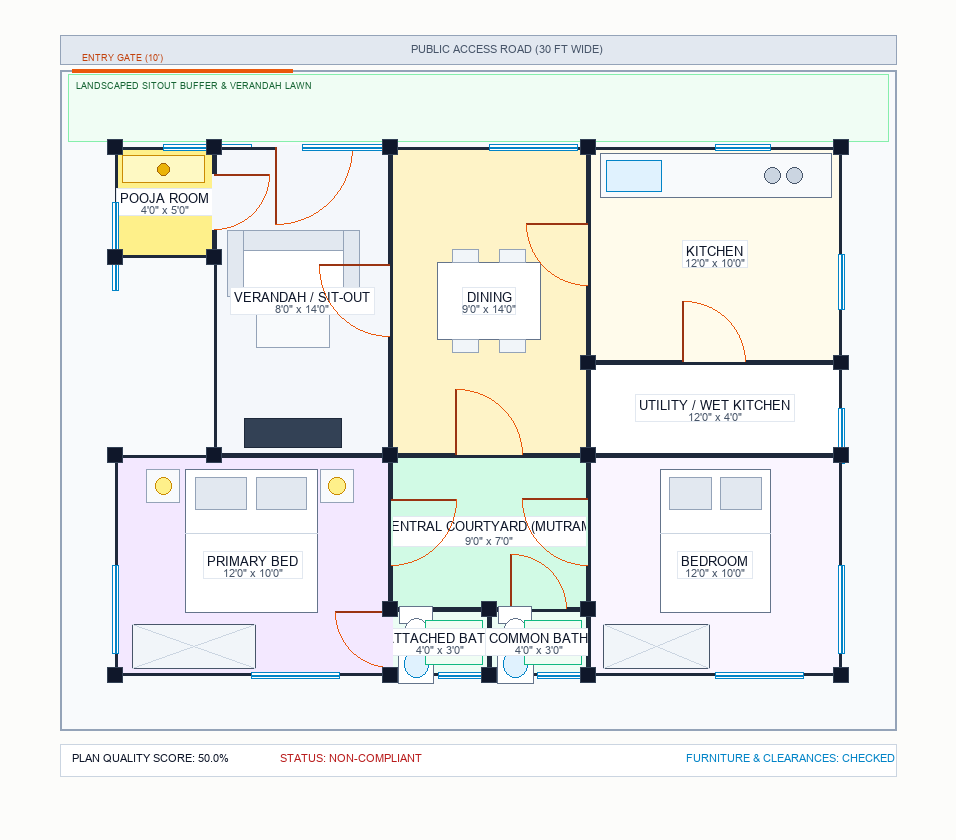 Example architectural plan